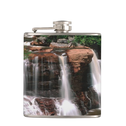 Blackwater Falls, West Virginia, landschappelijk, Heupfles (Voorkant)