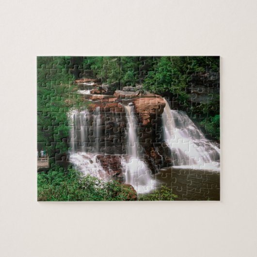 Blackwater Falls, West Virginia, landschappelijk s Legpuzzel (Horizontaal)