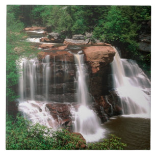 Blackwater Falls, West Virginia, landschappelijk, Tegeltje