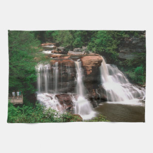 Blackwater Falls, West Virginia, landschappelijk, Theedoek