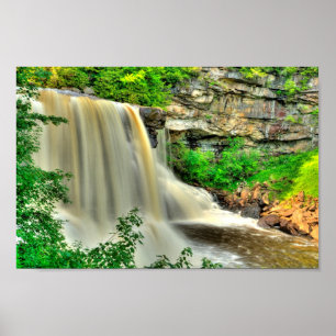 Blackwater Herfsten, West Virginia. Poster