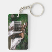 Blackwater Herfsten, West Virginia, schilderachtig Sleutelhanger (achterkant)