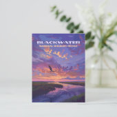 Blackwater National Wildlife Refuge Maryland Kaart (Staand voorkant)