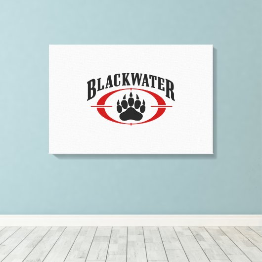Blackwater USA Security Canvas Afdruk (Insitu (Houten vloer))
