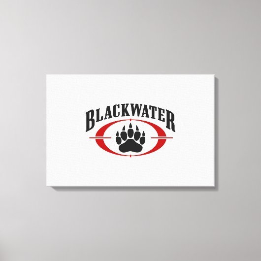 Blackwater USA Security Canvas Afdruk (Voorkant)