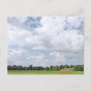 Blackweir Fields, Bute Park, Cardiff, Wales. Briefkaart