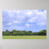 Blackweir Fields. Bute Park, Cardiff, Wales. Poster (Voorkant)
