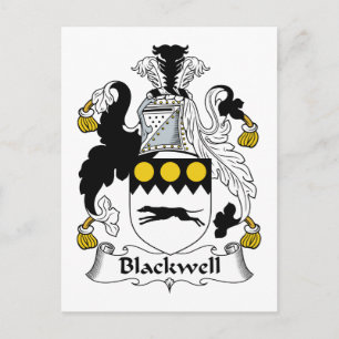 Blackwell Family Crest Briefkaart