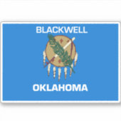 Blackwell Oklahoma Sticker (Voorkant)