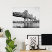 Blackwell's Island Bridge Poster (Thuiskantoor)