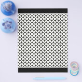 BlackWhitePolkaDots Flyer (Enkel)