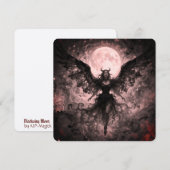 Blackwing Moon - AI Fantasie Digitale Kunstprint (Voorkant / Achterkant)