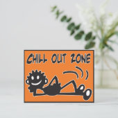 Blacky Chill Out Briefkaart (Staand voorkant)
