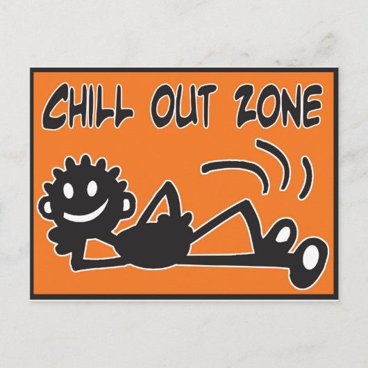 Blacky Chill Out Briefkaart (Voorkant)