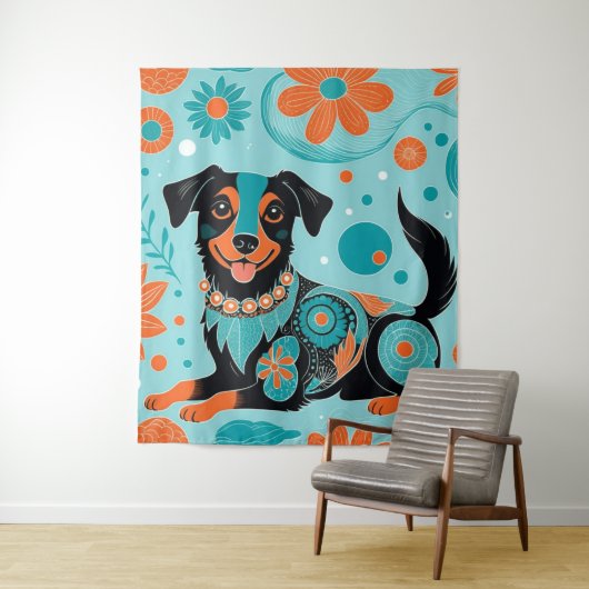 Blacky  wandkleed (In situ)