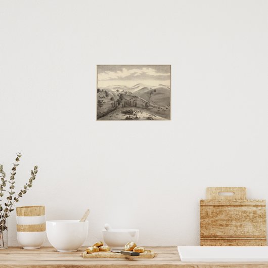 Blacow boerderij, Mission Peak Poster (Keuken)