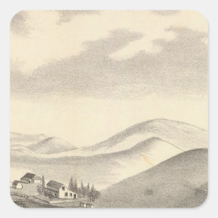 Blacow boerderij, Mission Peak Vierkante Sticker