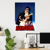 Blacula 1972 Blaxploitation Horror v6 Poster (Thuiskantoor)