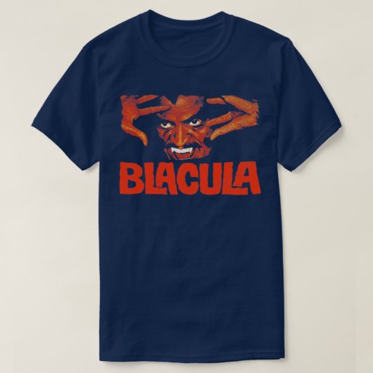 Blacula Dracula Vampire Horror T-shirt (Design voorkant)