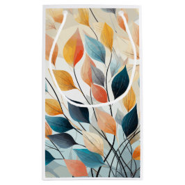 Blad Achtergrond Wallpaper Gift Bag Klein Cadeauzakje