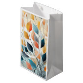 Blad Achtergrond Wallpaper Gift Bag Klein Cadeauzakje (Voorkant Gekanteld)