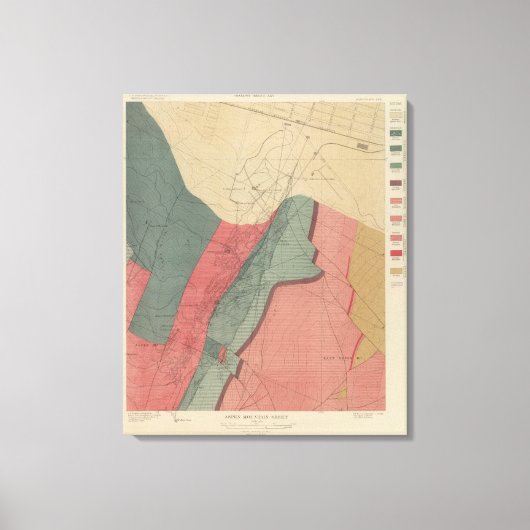 blad Aspen Mountain Canvas Afdruk (Voorkant)