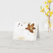 blad-blanco kaart (Gele Bloem)