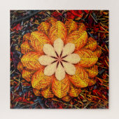 Blad Bloem Legpuzzel (Verticaal)
