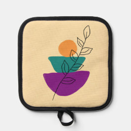 Blad boho illustratie pannenlap