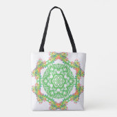 Blad boodschappentas tote bag (Achterkant)