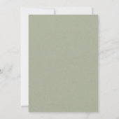 Blad botanisch kerst  kaart (Achterkant)