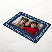 Blad botanische lijst feestdagen folie Kerst Kaart (Gedraaid)