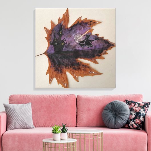 Blad Canvas Art No1 (Insitu (Woonkamer))