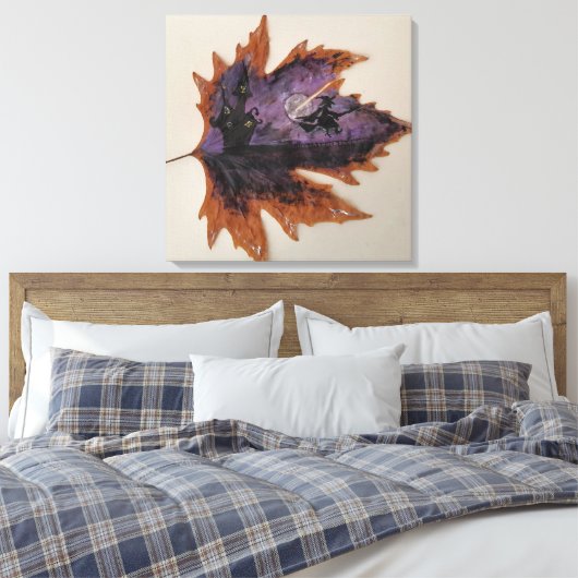 Blad Canvas Art No1 (Insitu (Slaapkamer))