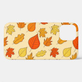 Blad Concept Patroon. Bladval en herfstsymbool, Case-Mate iPhone Case (Achterkant (horizontaal))