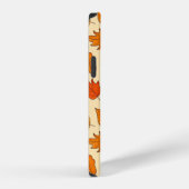 Blad Concept Patroon. Bladval en herfstsymbool, iPhone Hoesje (Rechterkant)
