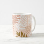 blad-detailbeker koffiemok (Voorkant rechts)