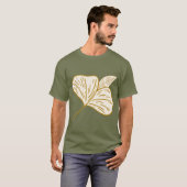 Blad | Donkerdonker basisproduct T-shirt (Voorkant volledig)