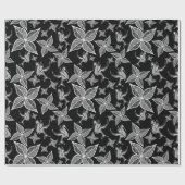 Blad- en strijkpapier voor handschoenen (zwart) cadeaupapier (Vlak)