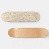 Blad en Tak Patroon (van William Morris) Persoonlijk Skateboard (Horizontaal)