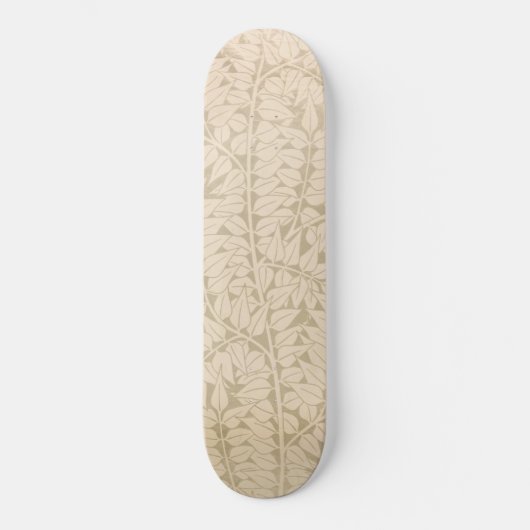 Blad en Tak Patroon (van William Morris) Persoonlijk Skateboard (Voorkant)