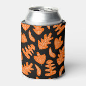  blad exotische Planten patroon Blikjeskoeler (Blikje Voorkant)