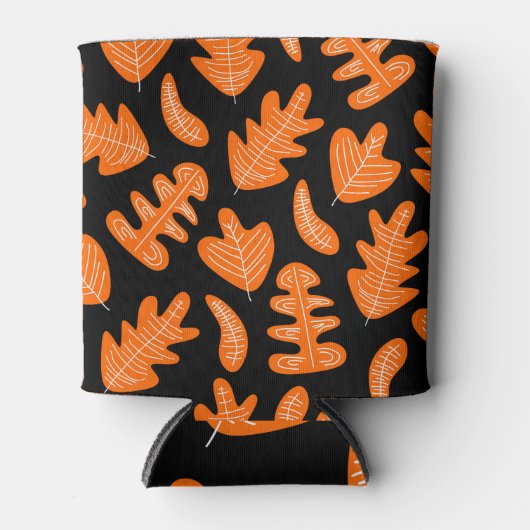  blad exotische Planten patroon Blikjeskoeler (Voorkant)