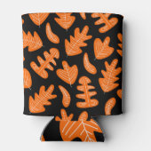  blad exotische Planten patroon Blikjeskoeler (Achterkant)