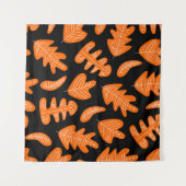  blad exotische Planten patroon Wandkleed (Voorkant (horizontaal))