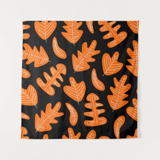  blad exotische Planten patroon Wandkleed (Voorkant)