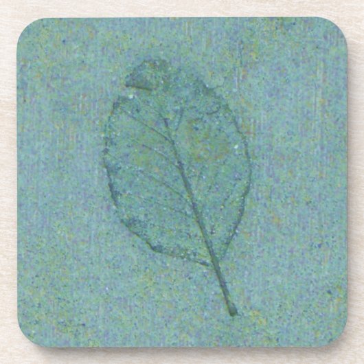 Blad Fossiel Bier Onderzetter (Voorkant)