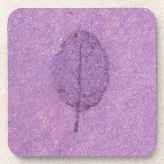 Blad Fossiel Bier Onderzetter (Voorkant)