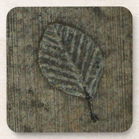 Blad Fossiel Onderzetter (Voorkant)