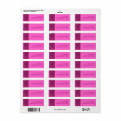 Blad Fossielen Etiket (Full Sheet)